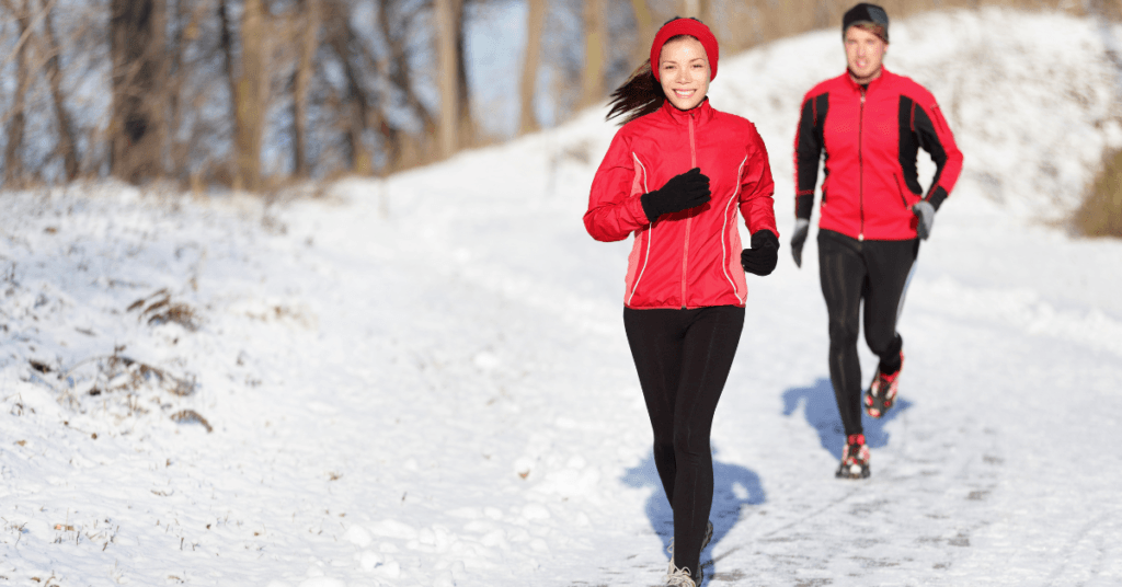 how do runners train in the winter