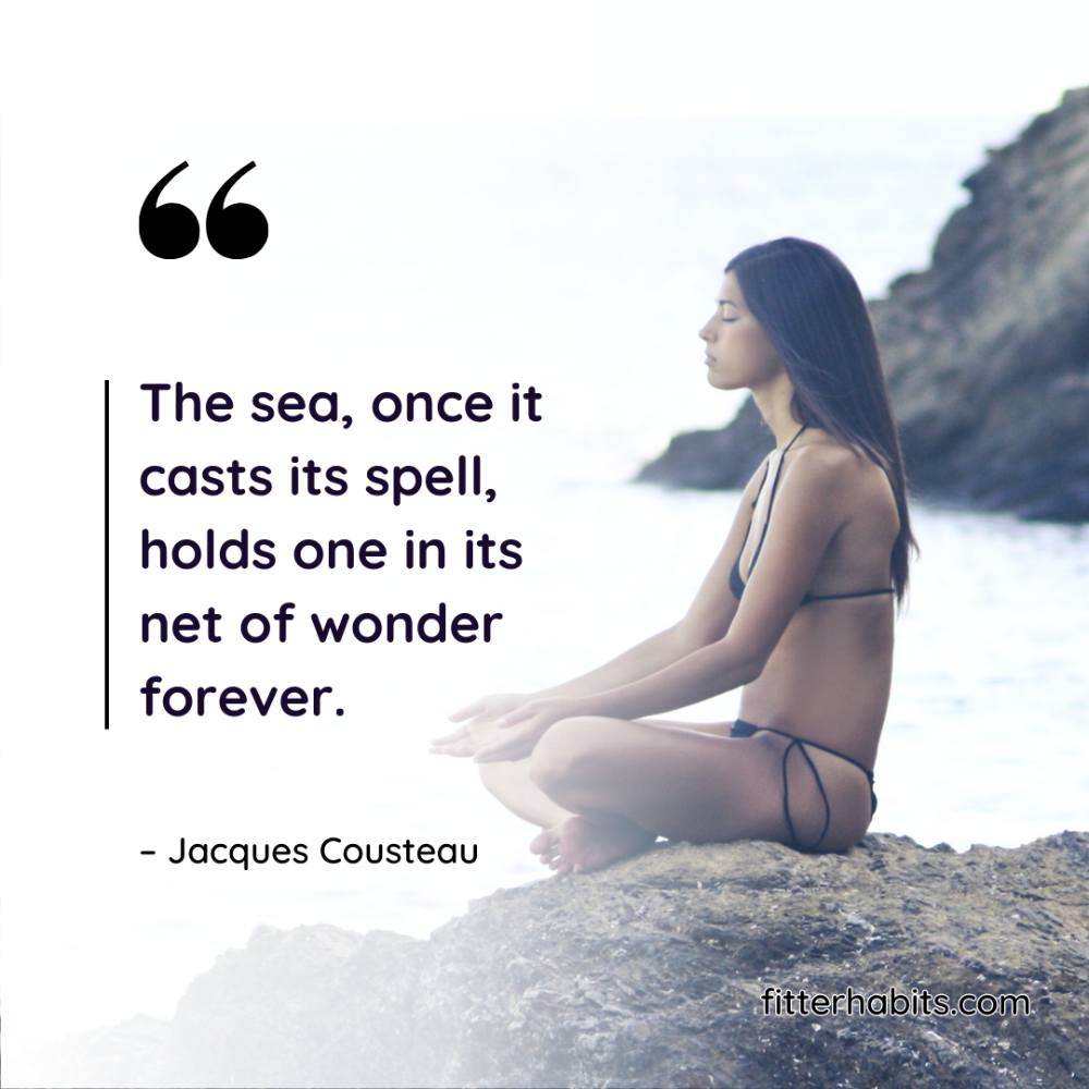 Beach yoga quotes